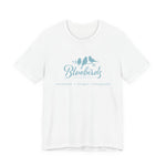 Load image into Gallery viewer, Bluebirds Tee — Soft Pastel Bird Graphic T-Shirt
