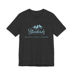 Load image into Gallery viewer, Bluebirds Tee — Soft Pastel Bird Graphic T-Shirt

